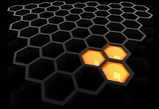 Molecular honeycomb structure